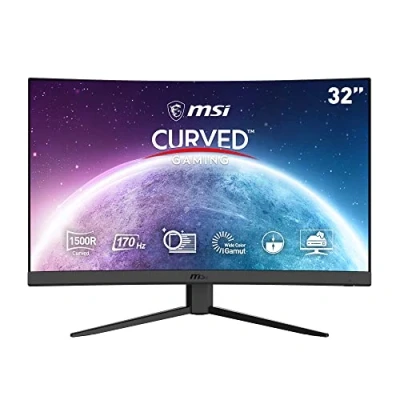 Afbeelding van MSI Curved gaming ledscherm Optix G32C4 E2, 80 cm / 32&quot;, Full HD