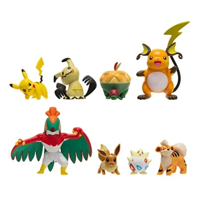 Afbeelding van Pokemon Battle Figure Multi Pack (Hawlucha &amp; Raichu + 6 Figures)