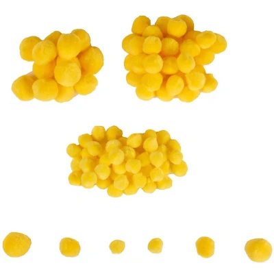 Afbeelding van Colorations Mini Pompons Geel, 100st.