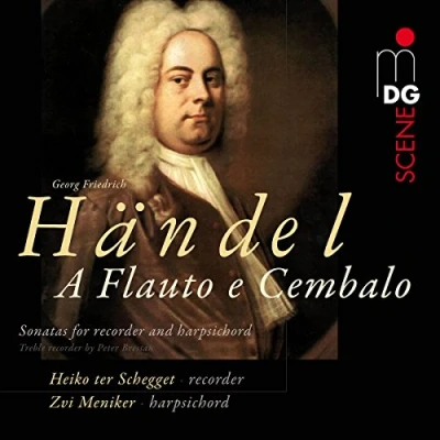 Afbeelding van Heiko Ter Schegget &amp; Zvi Meniker Händel: Sonatas For Recorder And Harpichord (Super Audio CD)