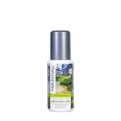 Afbeelding van Mountval Water Repellent Nubuck &amp; Suède Textiel, Prestatiegericht Waterafstotend voor Wandelschoenen, Met Spons