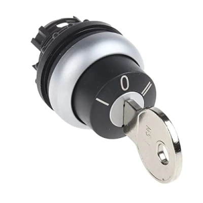 Afbeelding van Eaton rmq titan m22 frontelement sleutelschakelaar ms1 3 standen vast i 0 ii 60 graden schakelhoek sleutel stand uitn 216900