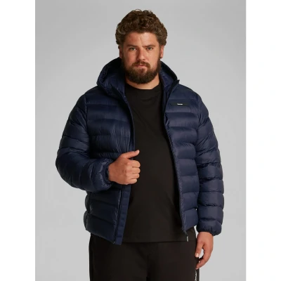 Afbeelding van Calvin Klein Hooded Jacket Winterjas, Heren, Maat: 4XL, Night sky