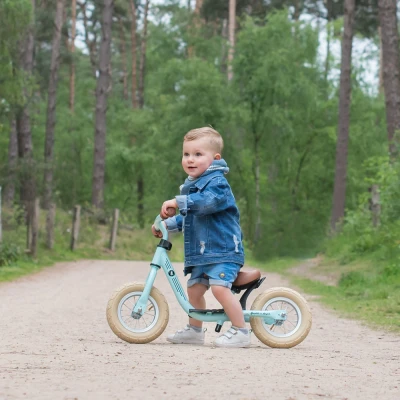 Afbeelding van Bandits &amp; Angels loopfiets Starter Retro mint 2 jaar jongens en meisjes metaal
