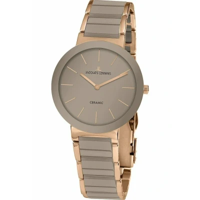 Afbeelding van Jacques Lemans Analog Quarz Horloge, Dames, Maat: One Size, Rosé