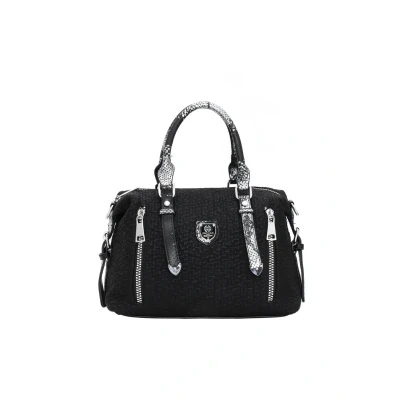 Afbeelding van Dreimaster Cobranded WITH Felipa Handtas, Dames, Maat: One Size, Schwarz silber