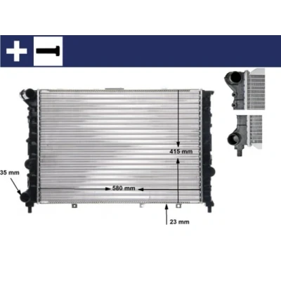 Afbeelding van Mahle Original Radiateur CR 521 000S