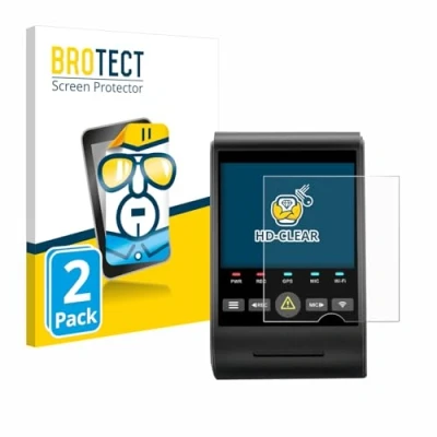 Afbeelding van BROTECT (2 Stuks) Schermbeschermer voor VIOFO A229 PRO Screen Protector Transparant