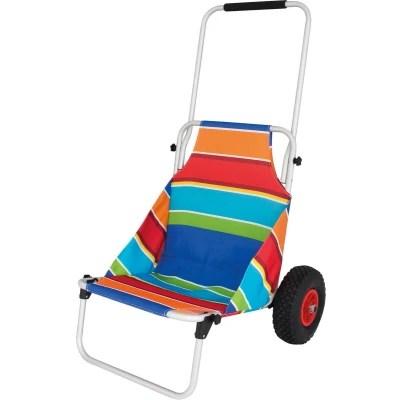 Afbeelding van Eurotrail Strandtrolley Stripes 112 X 72 Cm Polyester/aluminium
