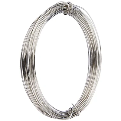 Afbeelding van Zilverdraad met koperen kern, 0,8 mm, 6 m