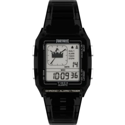 Afbeelding van Timex LCA x Fortnite TW2W96500 Horloge Kunststof Zwart Ø 38 mm