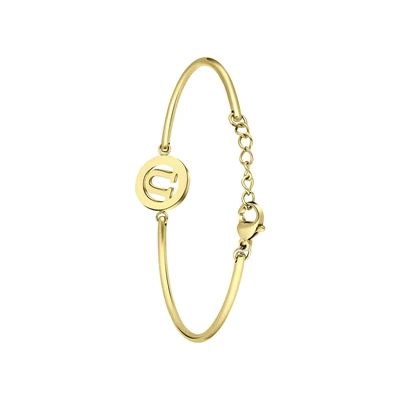 Afbeelding van Lucardi MIT Buchstabe U Armband U, Dames, Maat: One Size,
