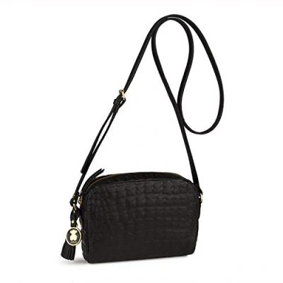 Afbeelding van Tous Nika Sherton, Bolso Bandolera voor Mujer, Zwart 495900115, 19x14x5 centimeters (W x H L)