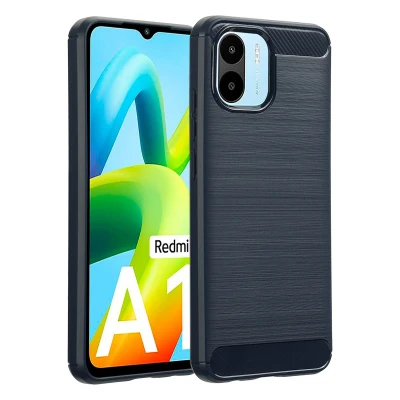 Afbeelding van Xiaomi Redmi A2 Hoesje Siliconen en TPU (zacht) imoshion Softcase/Backcover Donkerblauw Telefoonhoesje