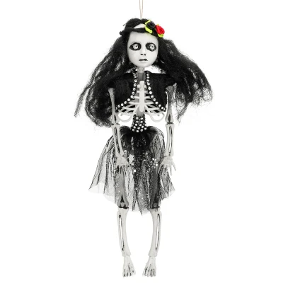 Afbeelding van Boland Decoratie Skelet Danseres (40 cm) Horror Zigeuner Halloween Versiering