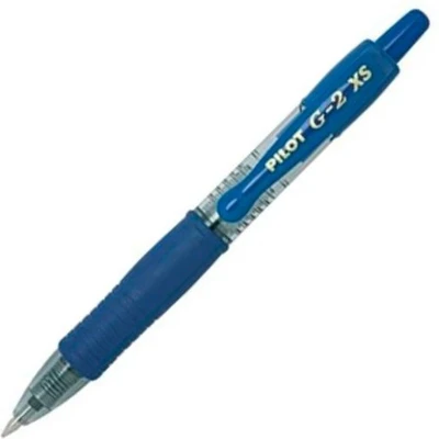 Afbeelding van Pen Roller Pilot G 2 XS Intrekbaar Blauw 0,4 mm (12 Stuks)