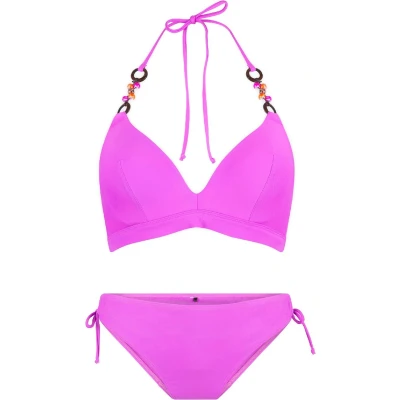 Afbeelding van Lingadore Padded SET Triangle Bikini, Dames, Maat: 44xE, Pink