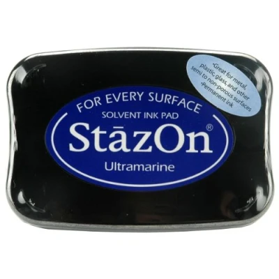 Afbeelding van Stazon sneldrogend stempelkussen Ultramarine blauw SZ 61
