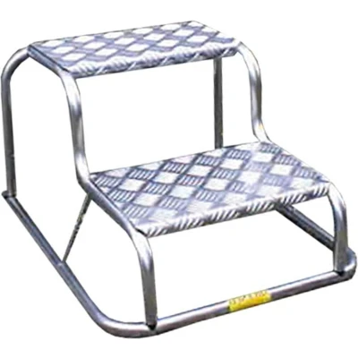 Afbeelding van Milenco Aluminium Original Double Opstap Zilver