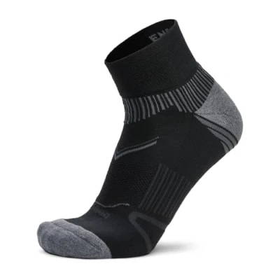 Afbeelding van Balega Enduro Arch Support Performance Quarter Athletic Hardloopsokken voor mannen en vrouwen (1 paar), zwart, klein