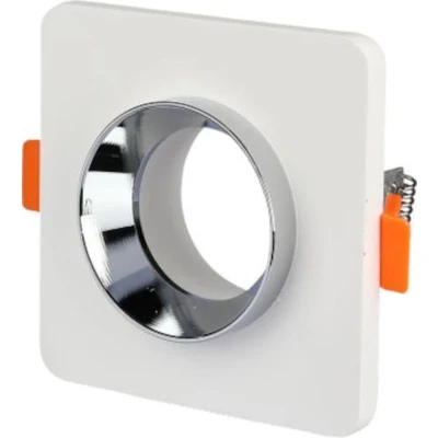 Afbeelding van V tac Inbouwspot Vt 862 10 X 4 Cm Gu10 Gips Wit/chroom