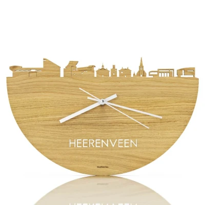 Afbeelding van Skyline Klok Heerenveen Eiken