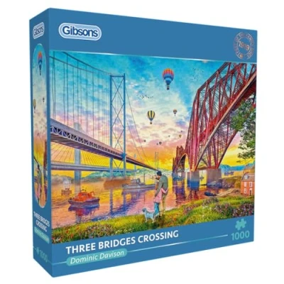 Afbeelding van puzzel Gibsons Three Bridges Crossing (1000)