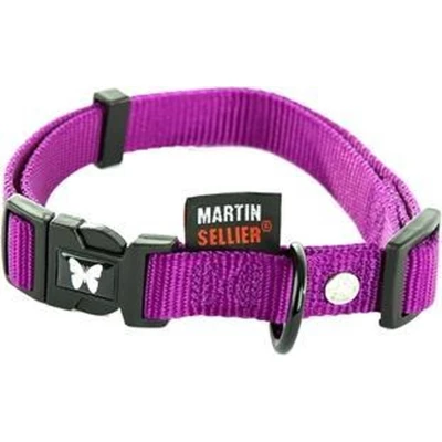 Afbeelding van Halsband nylon verstelbaar mauve