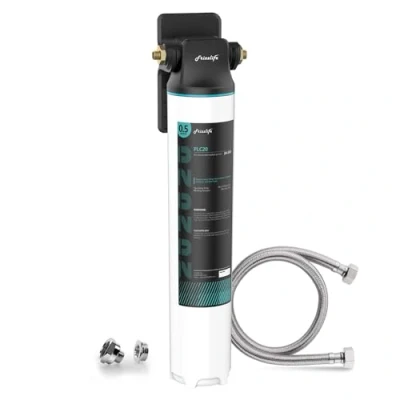 Afbeelding van Frizzlife SW20 waterfiltersysteem voor onder de gootsteen, NSF/ANSI 53&amp;42 gecertificeerd, 0,5 micron vermindert 99,99% lood, chloor, slechte smaak en geur, waterfilter met directe aansluiting