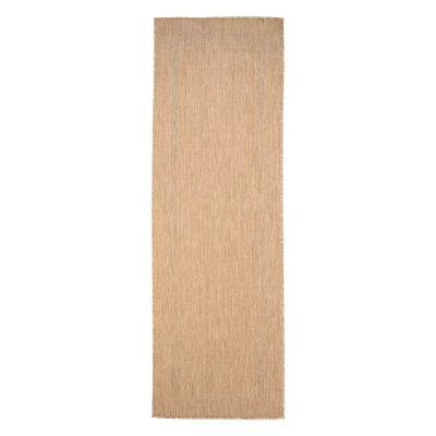 Afbeelding van Balkonkleed Sunset Beige 80x250 Cm