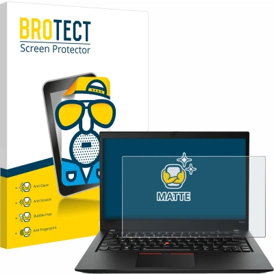 Afbeelding van BROTECT Screenprotector voor Lenovo ThinkPad T490s Folie Beschermfolie matte