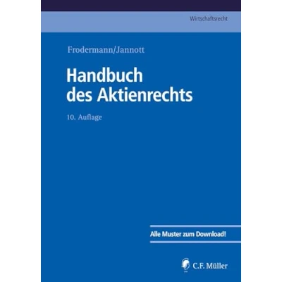 Afbeelding van Handbuch des Aktienrechts