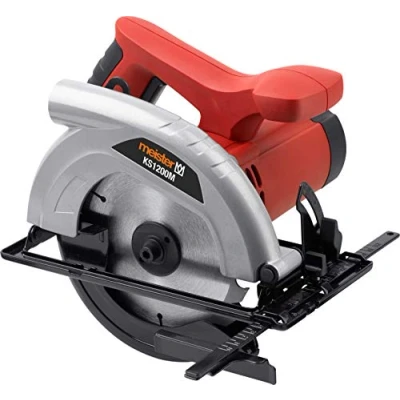 Afbeelding van Meister Handcirkelzaag 1200 W, KS1200M houten zaagblad Ø 160 mm verstekzaagsneden tot 55 zaagdiepte incl. parallelaanslag en stofzuigeradapter/cirkelzaag / 5403520