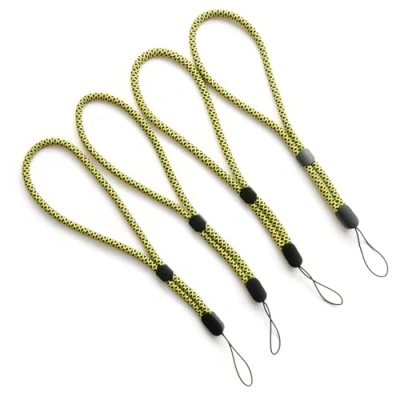 Afbeelding van trage.band® Korte verstelbare polsband, 4 stuks, zwart geel