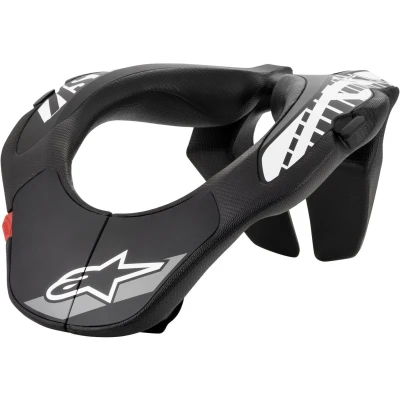Afbeelding van Alpinestars 2024 Jeugd Nekbrace Zwart / Wit maat OS