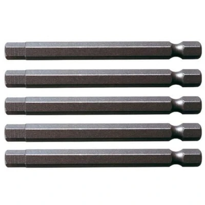 Afbeelding van KS Tools 911.7760 1/4&quot; Bit binnenzeskant, 3mm, 75mm, 5 per pak