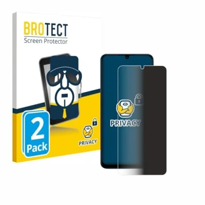 Afbeelding van BROTECT privacy screenprotector voor Xiaomi Redmi 13C Folie Beschermfolie Blauwlichtfilter (2 Stuks)