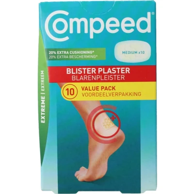 Afbeelding van Compeed blarenpleisters Extreme Grootverpakking bieden directe pijnverlichting, snellere genezing 10 stuks