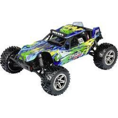 Afbeelding van Reely Stagger brushless 1:10 RC auto Elektro Buggy 4WD 100% RTR 2,4 GHz Incl. accu, oplader en batterijen voor de zender, combo