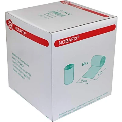 Afbeelding van Nobafix fixeerverband 4m x 8cm elastisch 50 stuks