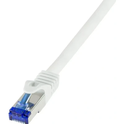Afbeelding van LogiLink C6A111S RJ45 CAT 6A S/FTP 20.00 m Wit 1 stuk(s)