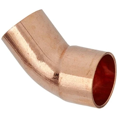 Afbeelding van Cornat Soldeerboog 45 graden koper, 1, A, B 15 mm, 10/1 stuk, T564015, brons
