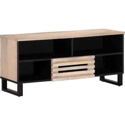 Afbeelding van vidaXL Tv meubel 100x34x46 cm massief mangohout