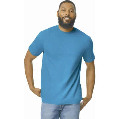 Afbeelding van Gildan Heren T shirt Softstyle Midweight GI65000 Sapphire M