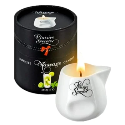 Afbeelding van Plaisirs Secrets Massagekaars Daiquiri Aardbei 80 ml