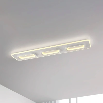Afbeelding van Paul Neuhaus Witte plafondlamp Q Kalina rechthoekig 6505 16