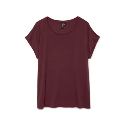 Afbeelding van VERO MODA Vmava Plain Ss Top Ga JRS Noos, tawny port, L