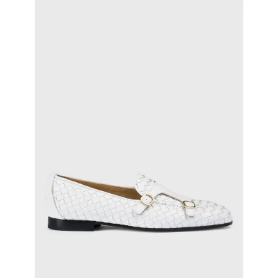 Afbeelding van Comfortable Leather Loafers with Buckle Detail for Everyday Style