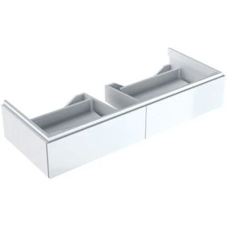 Afbeelding van Geberit Xeno2 wastafelonderbouwkast met 2 laden, wit 1174 x 220 462