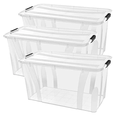 Afbeelding van Siena Home Opbergdoos, 32 l, set van 3 Anzio